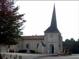 L'église de Lévignacq, à quelques kilomètres de Mézos